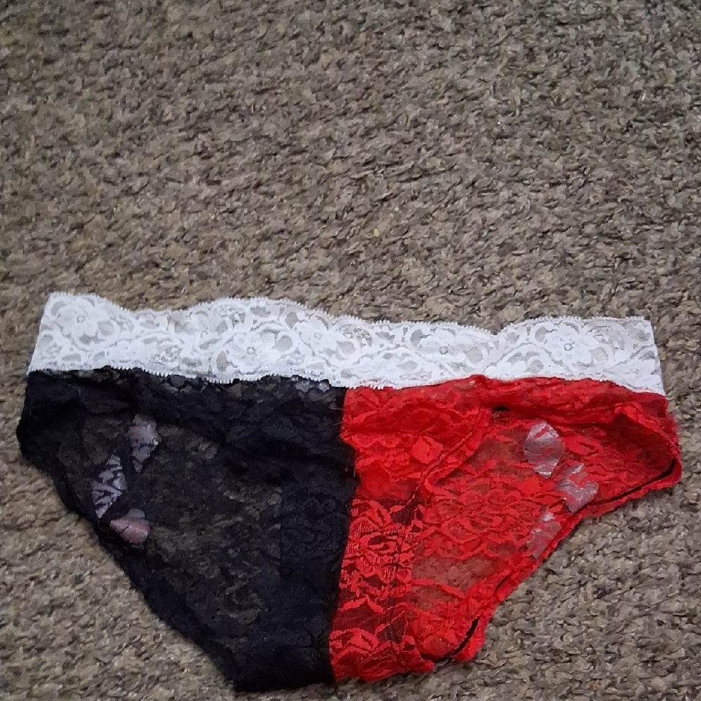 Lace Colorblock Panties